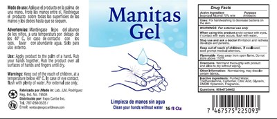 Dde (Manitas Gel Etiqueta 16 Onz)